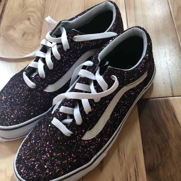 glitter vans size 6